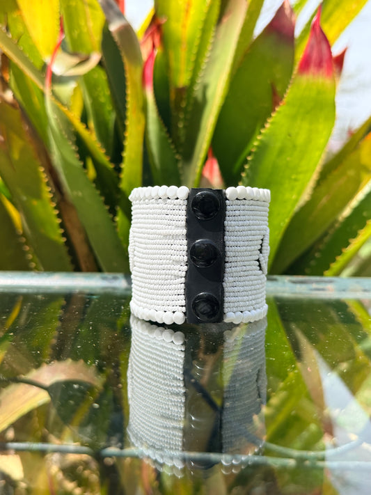 Resian | White Beaded Watch