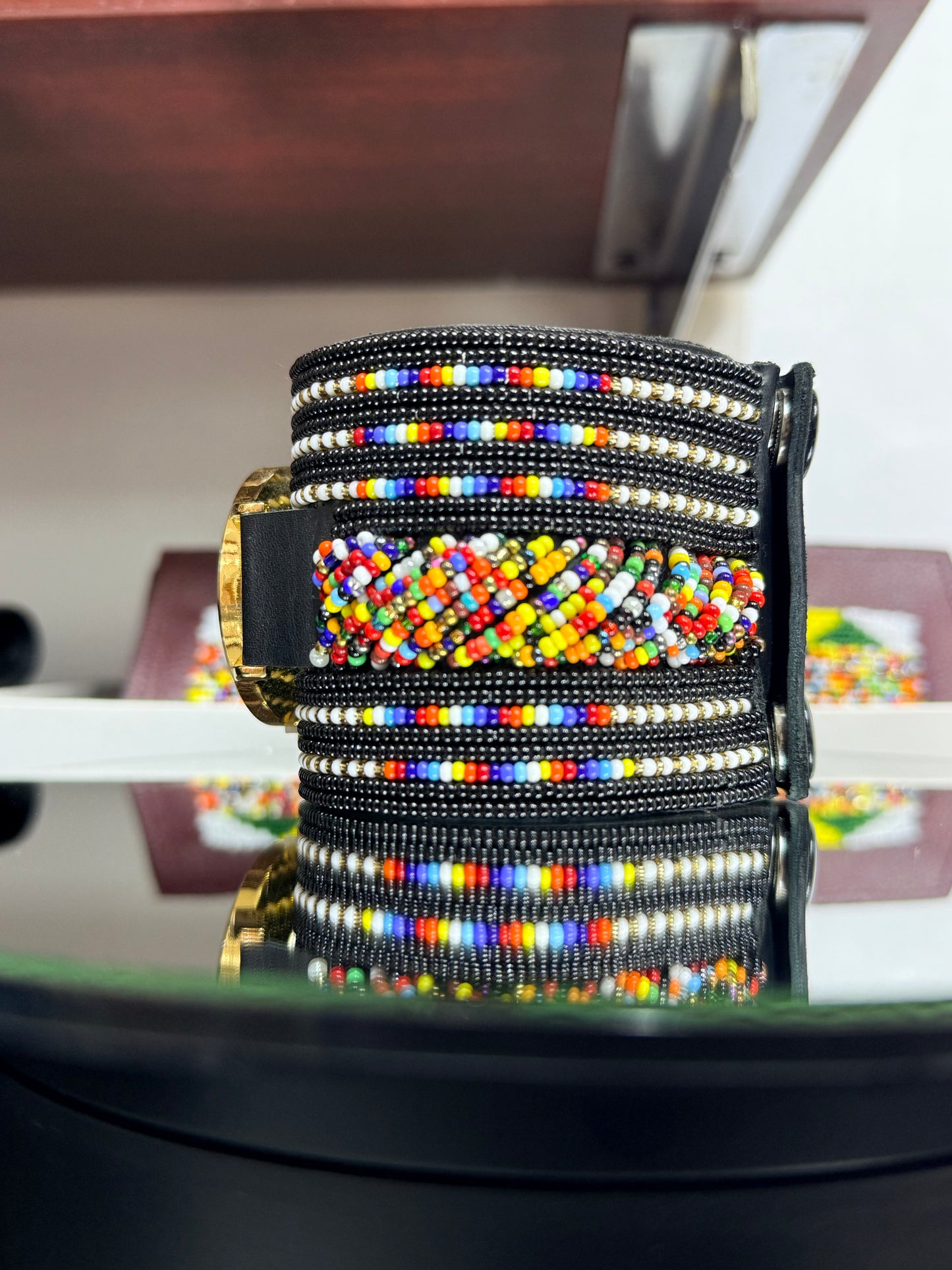 Resian | Emerald Rift Beaded Watch