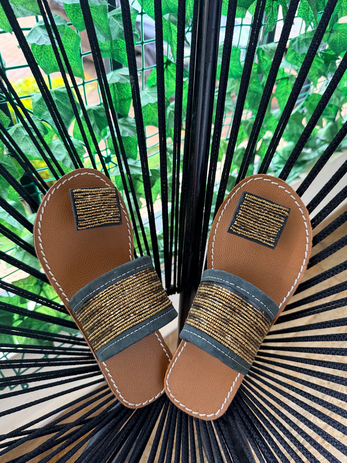 Beaded Sandals