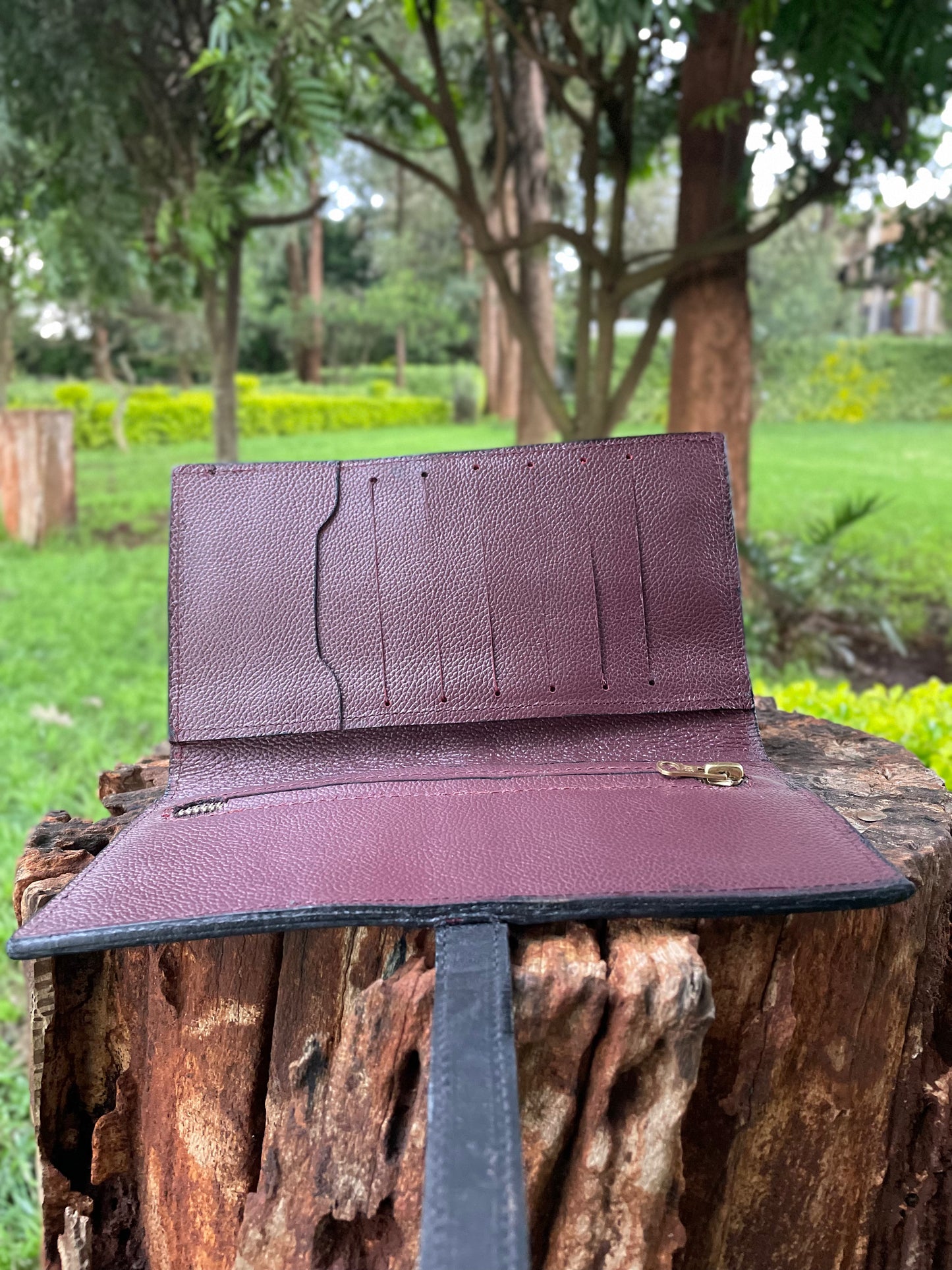Women Leather Beaded Wallet