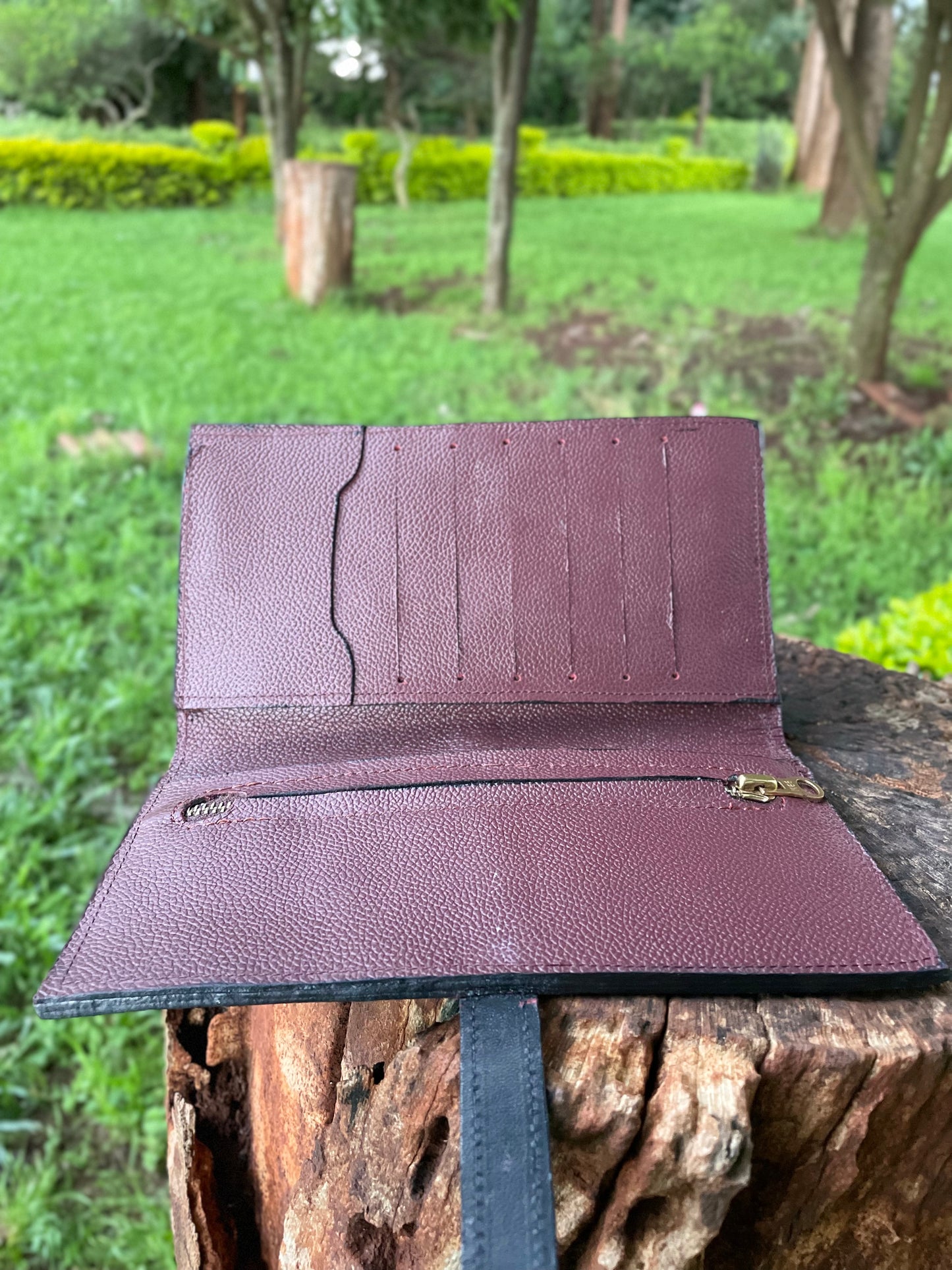 Women Leather Beaded Wallet