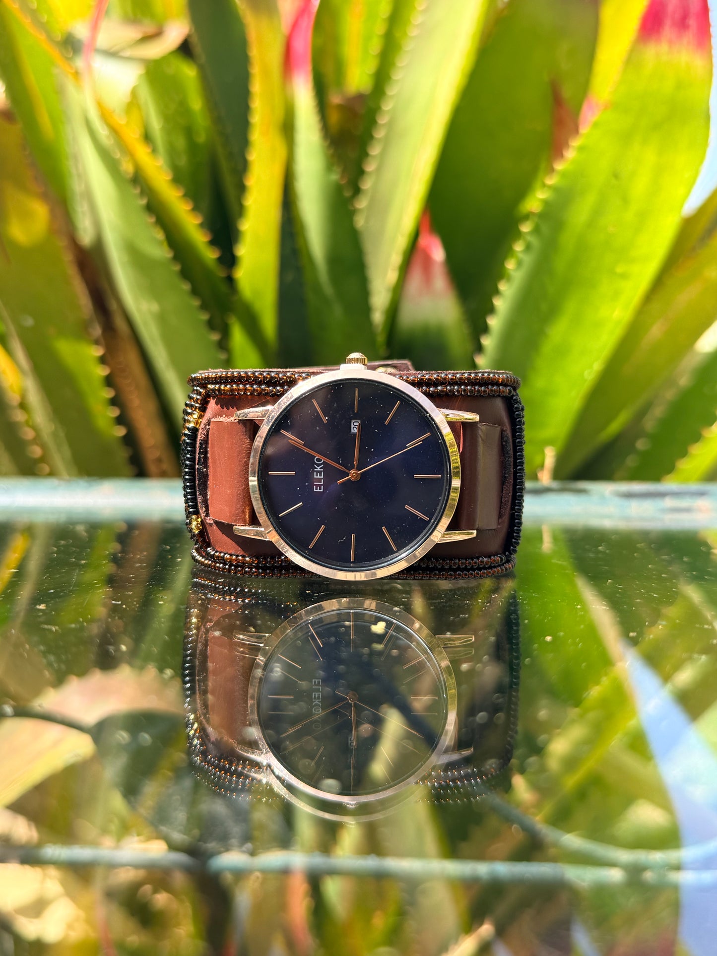 Taiyo | Kahawa Beaded Watch