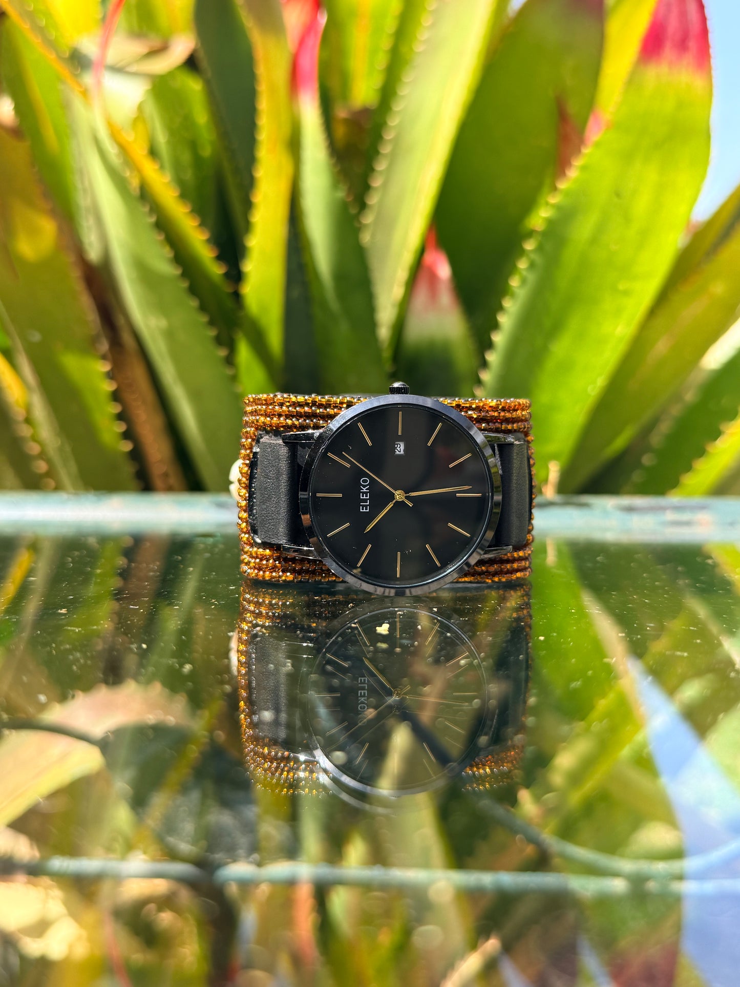 Taiyo | Dhahabu Beaded Watch