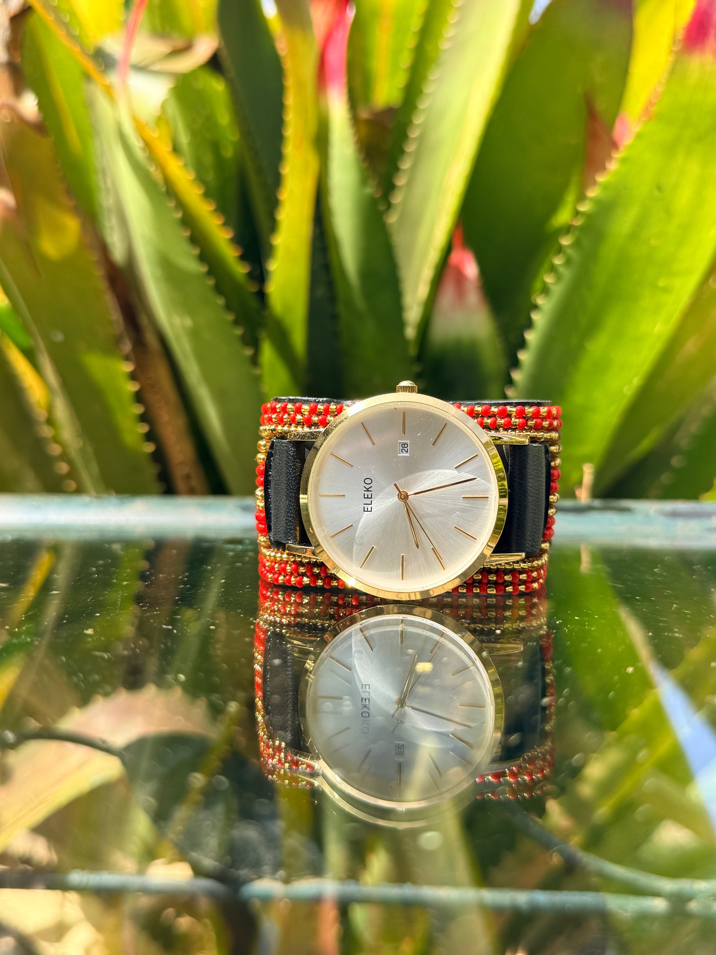 Taiyo | Shaba  Beaded Watch