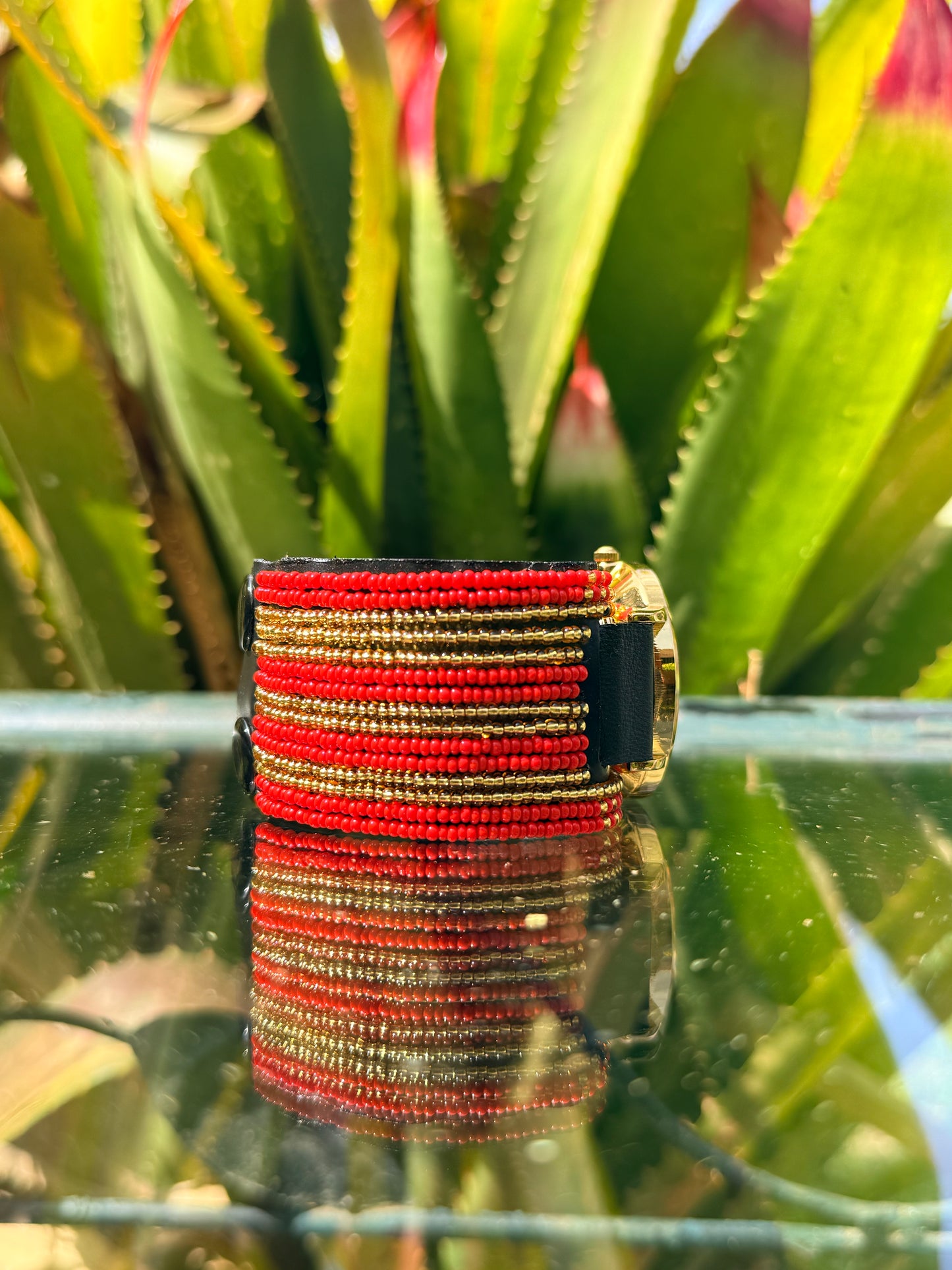 Taiyo | Shaba  Beaded Watch