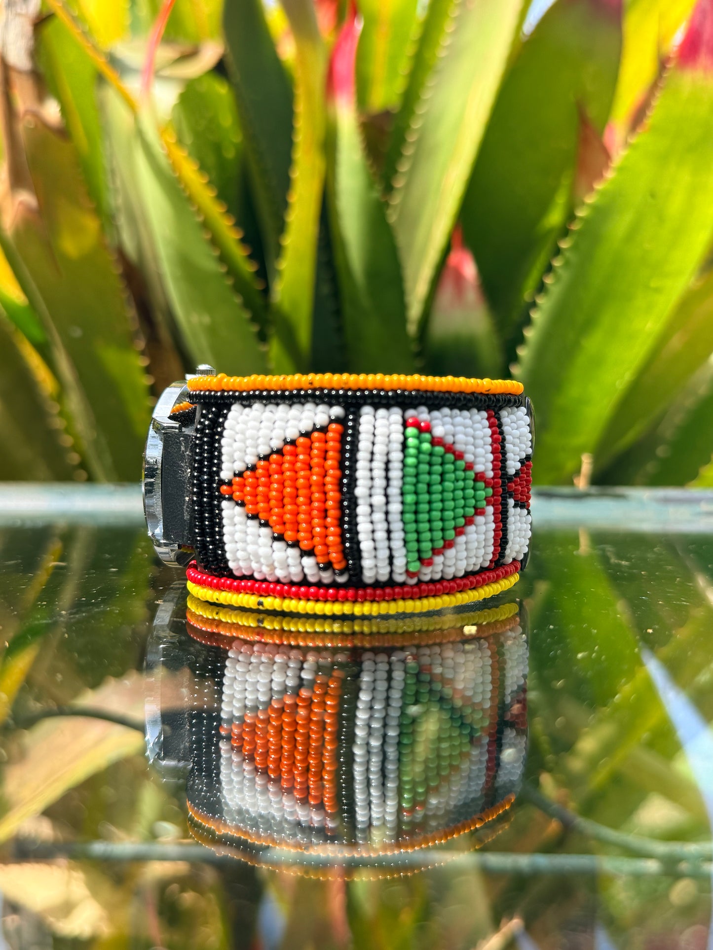 Taiyo | Geometry Beaded Watch