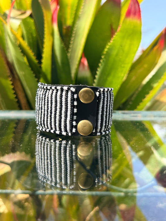 Taiyo | Striped Beaded Watch