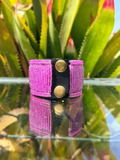 Taiyo | Purple Beaded Watch