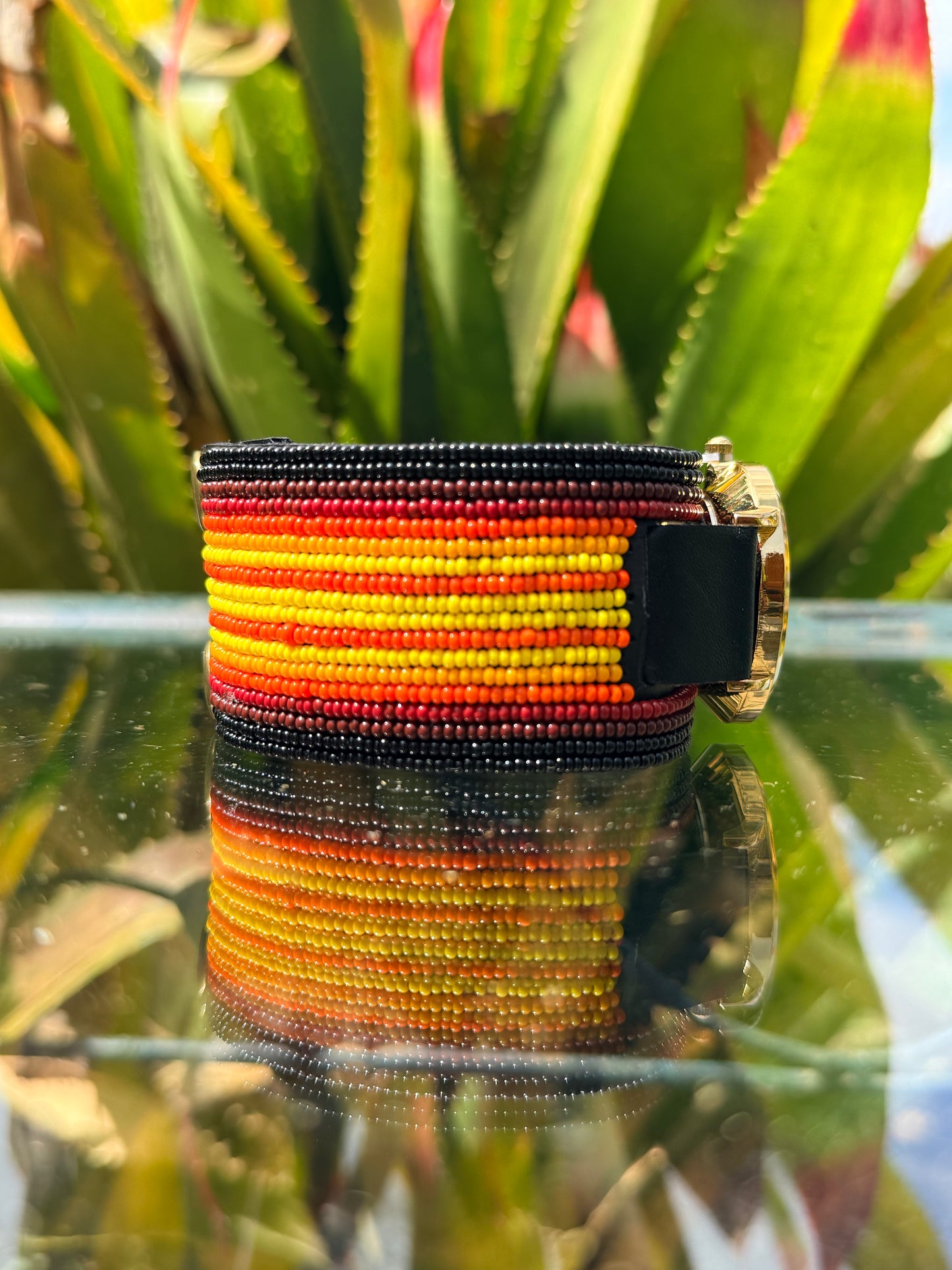 Taiyo | Sunset Beaded Watch