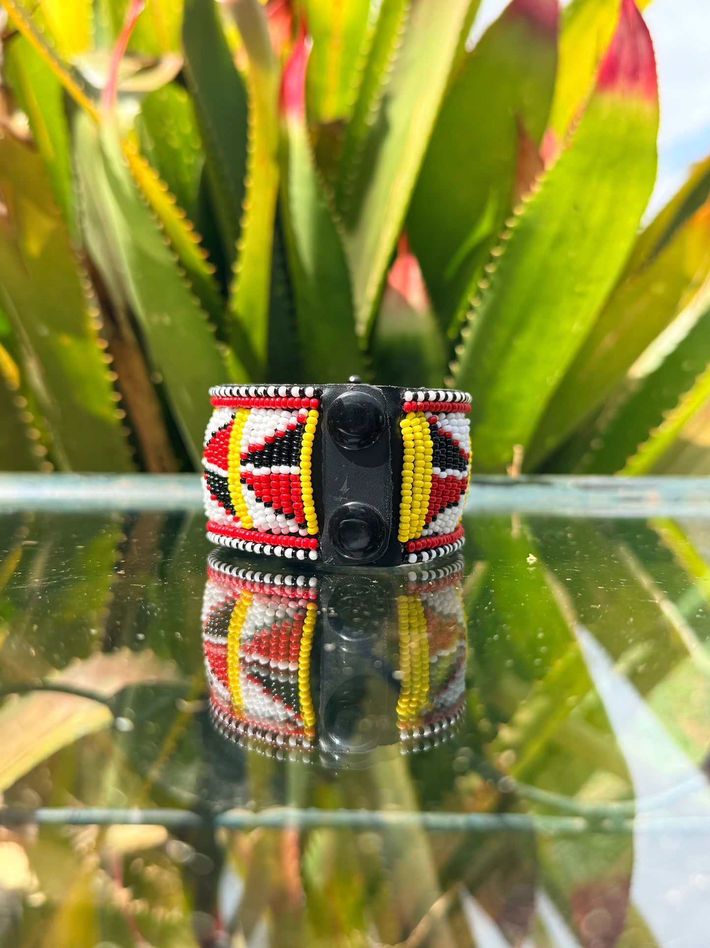 Taiyo | Patterned Beaded Watch