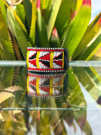 Taiyo | Patterned Beaded Watch