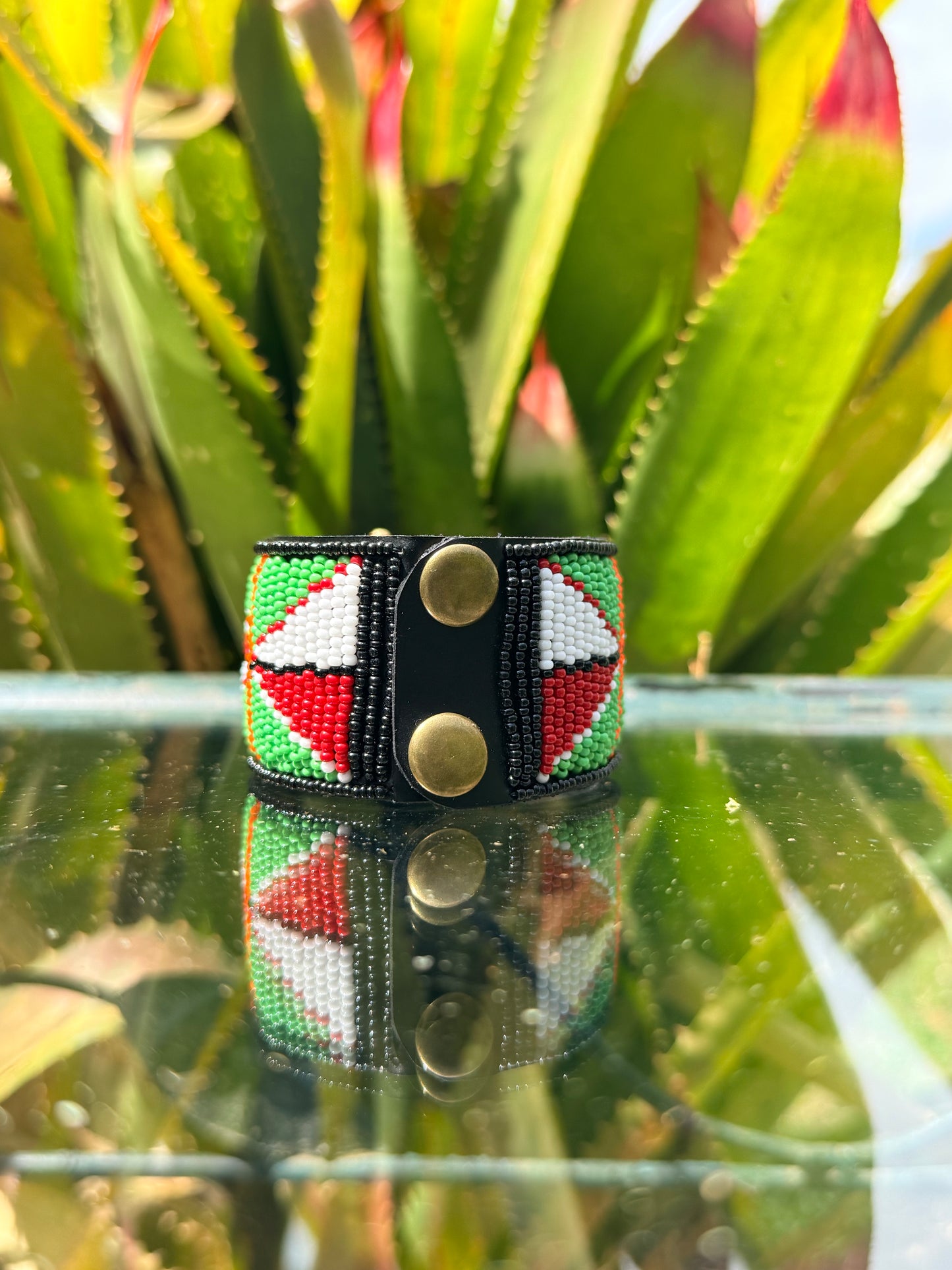 Taiyo | Mixed Color Pattern Beaded Watch