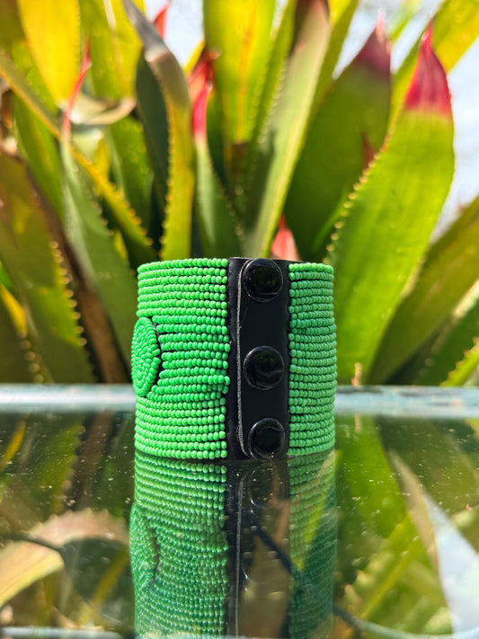 Resian | Green Beaded Watch