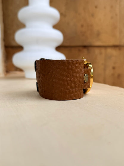 Namelok | Brown Leather Watch