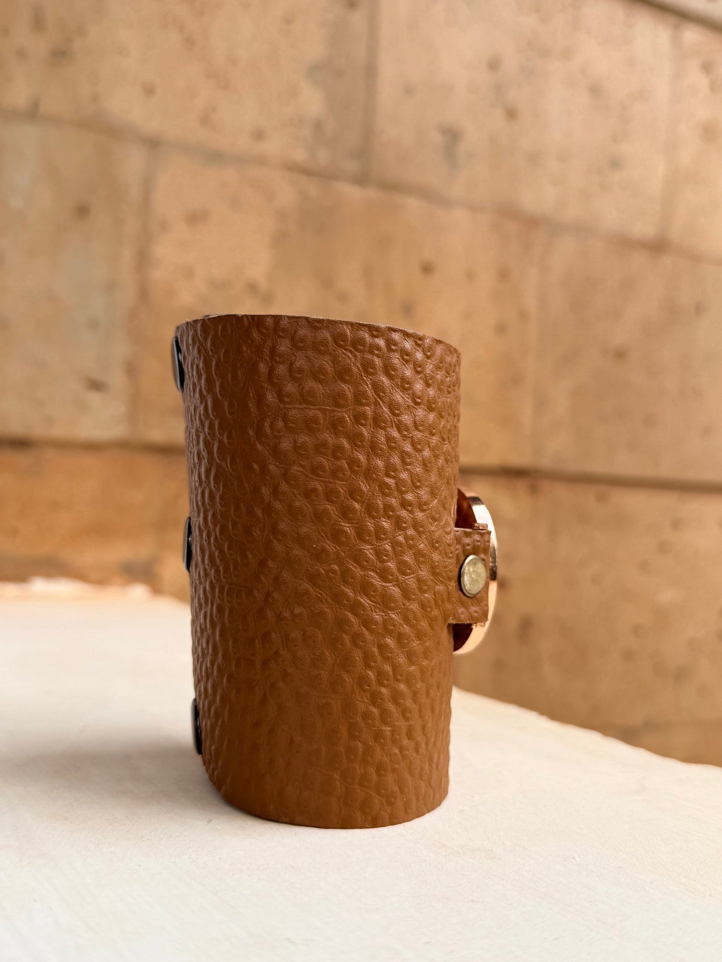 Lemaiyan | Light Brown Leather Watch