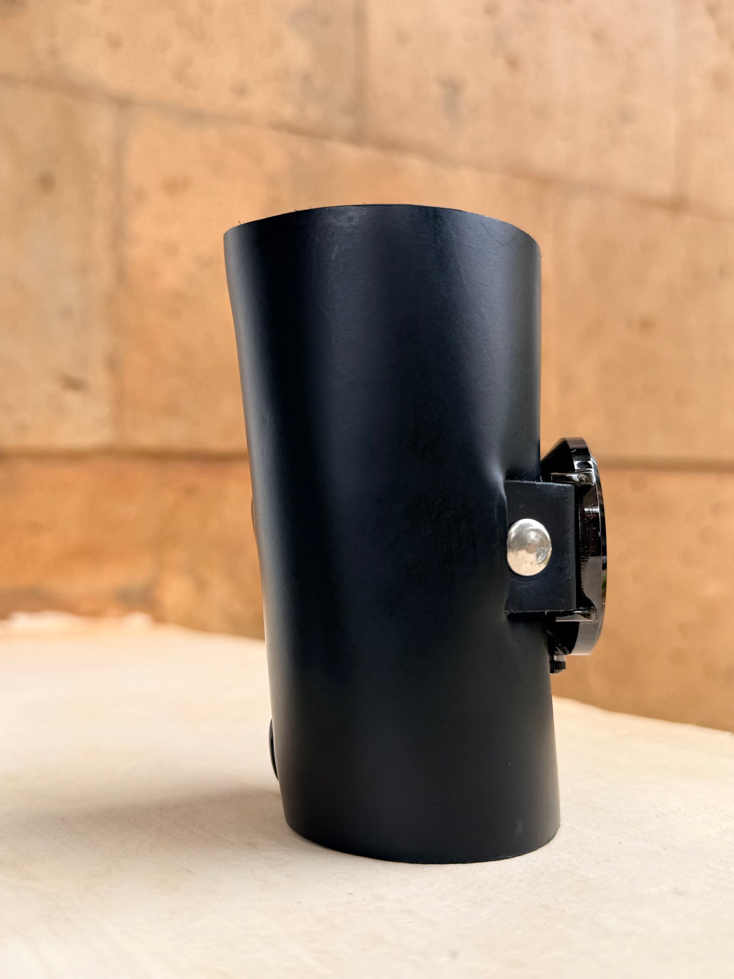 Lemaiyan | Black Leather Watch