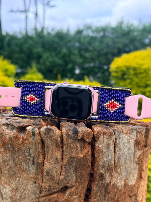 Smart Watch Beaded Strap