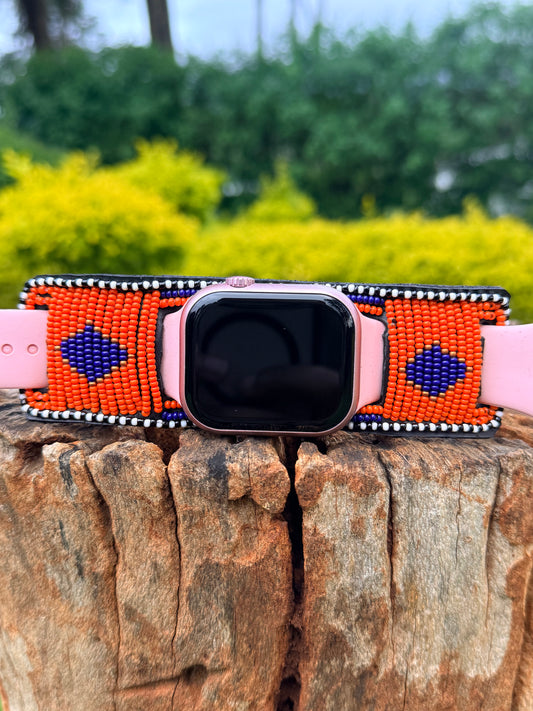 Smart Watch Beaded Strap