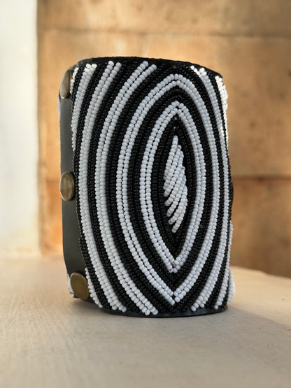Africa | Striped Beaded Watch