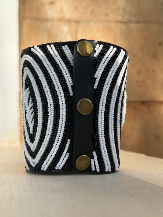 Africa | Striped Beaded Watch