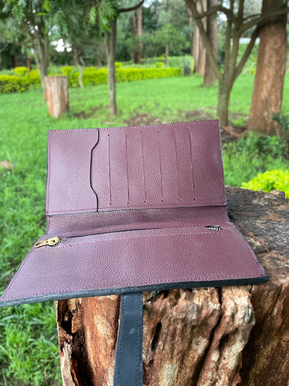 Women Leather Beaded Wallet