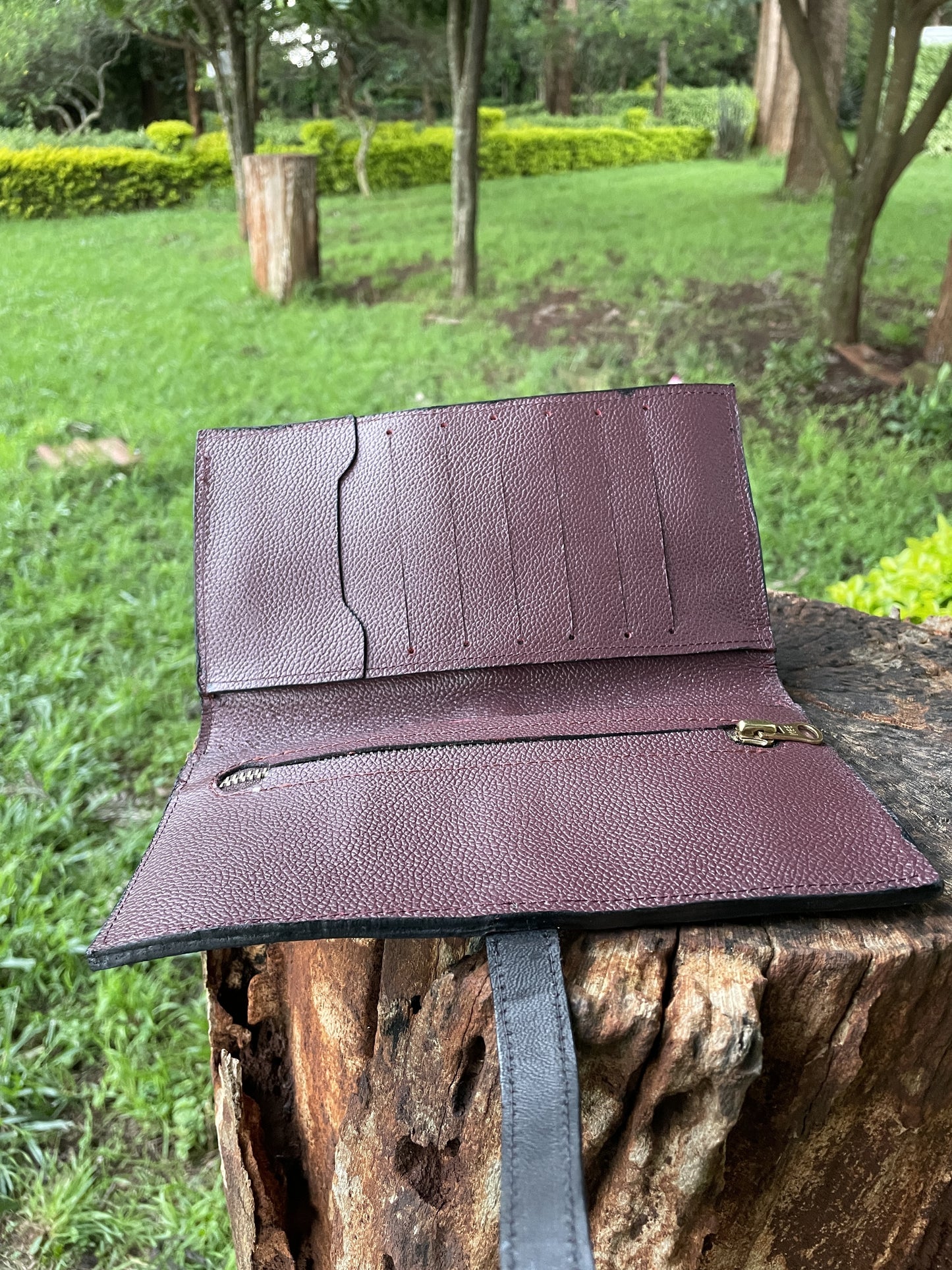 Women Leather Beaded Wallet