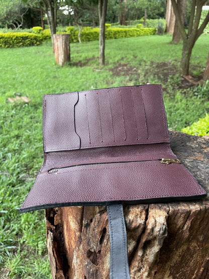 Women Leather Beaded Wallet