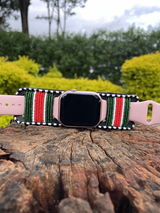 Smart Watch Beaded Strap