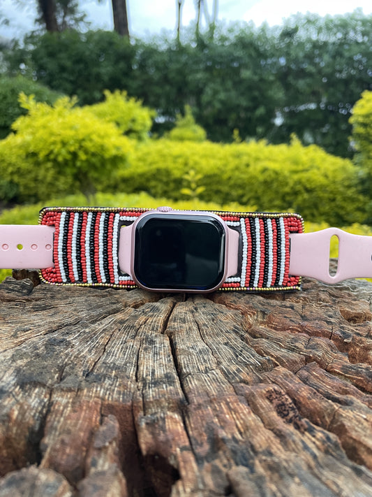 Smart Watch Beaded Strap