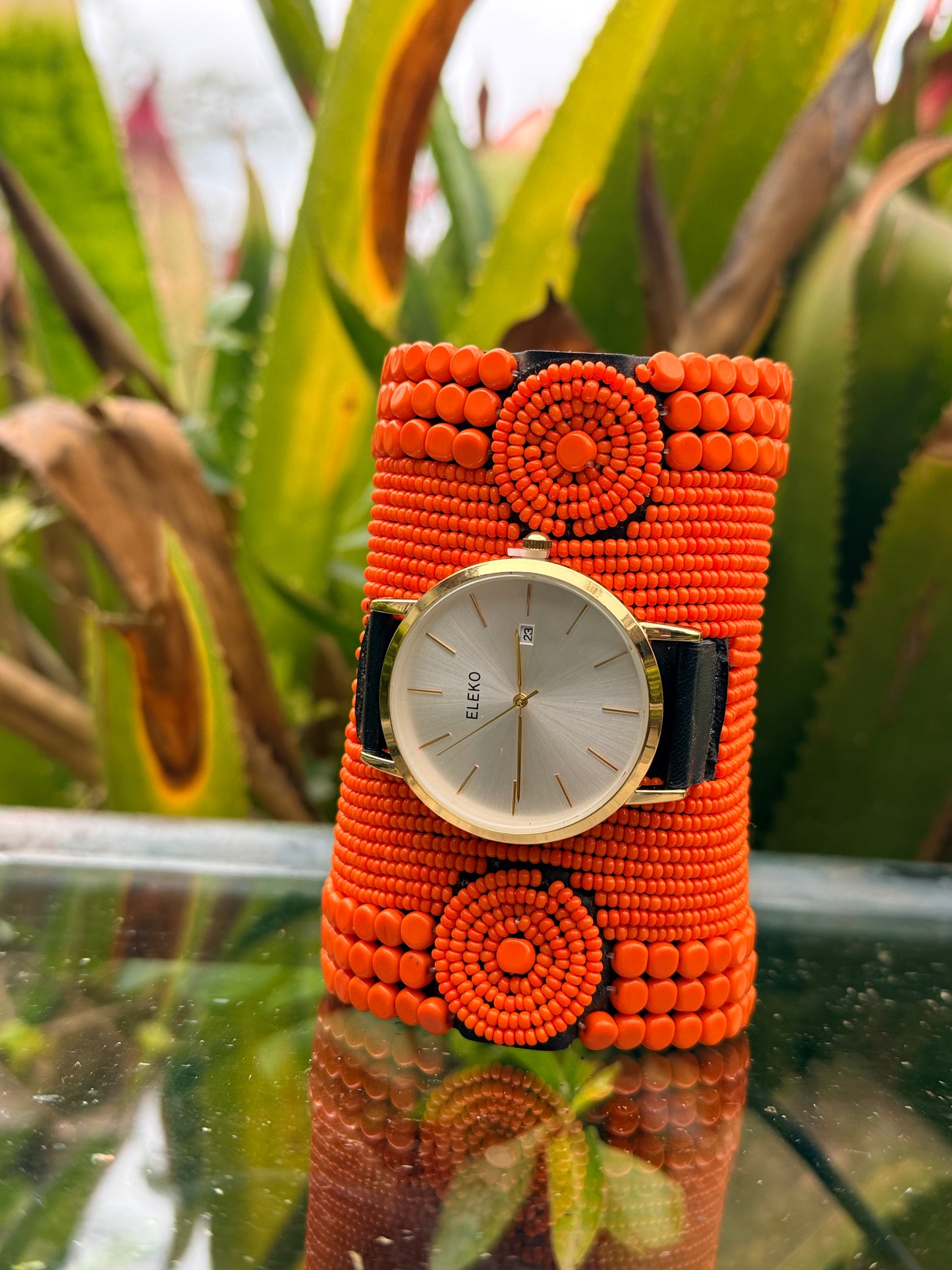 Africa | Chungwa Beaded Watch